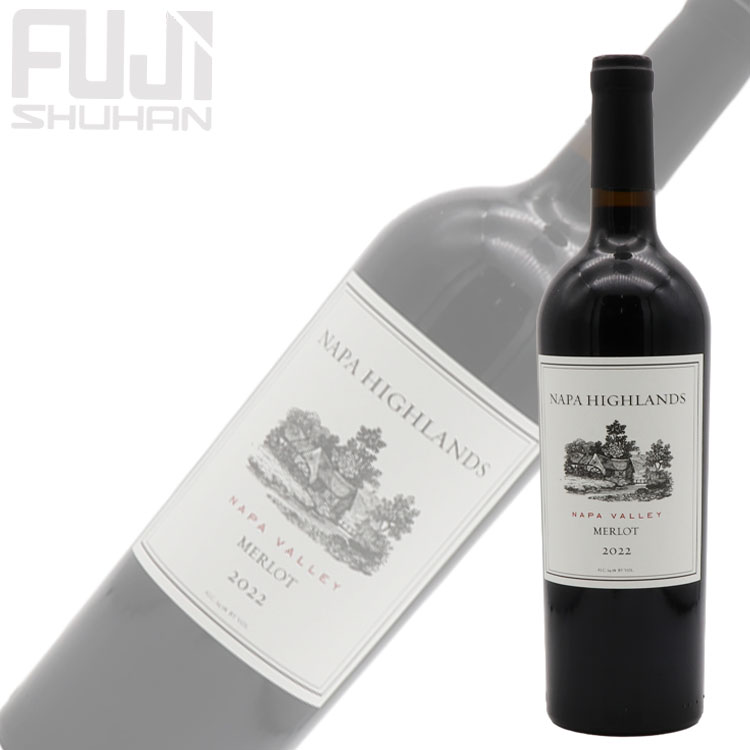 ナパ ハイランズ メルロー ナパヴァレー 2022（赤）